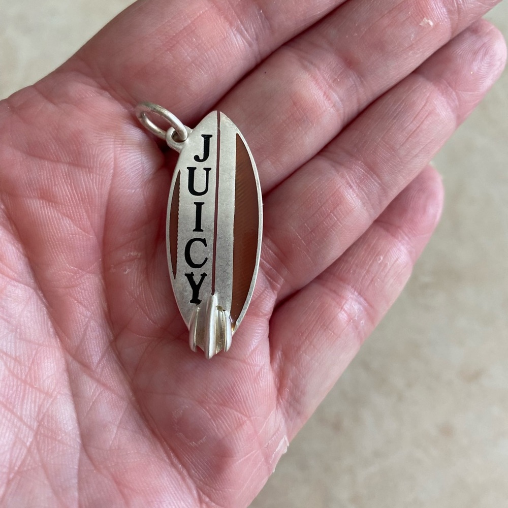 Vintage Juicy Couture surf board charm